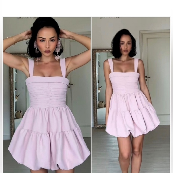 Zara | Dresses | Zara Draped Balloon Mini Dress Size | Poshmark